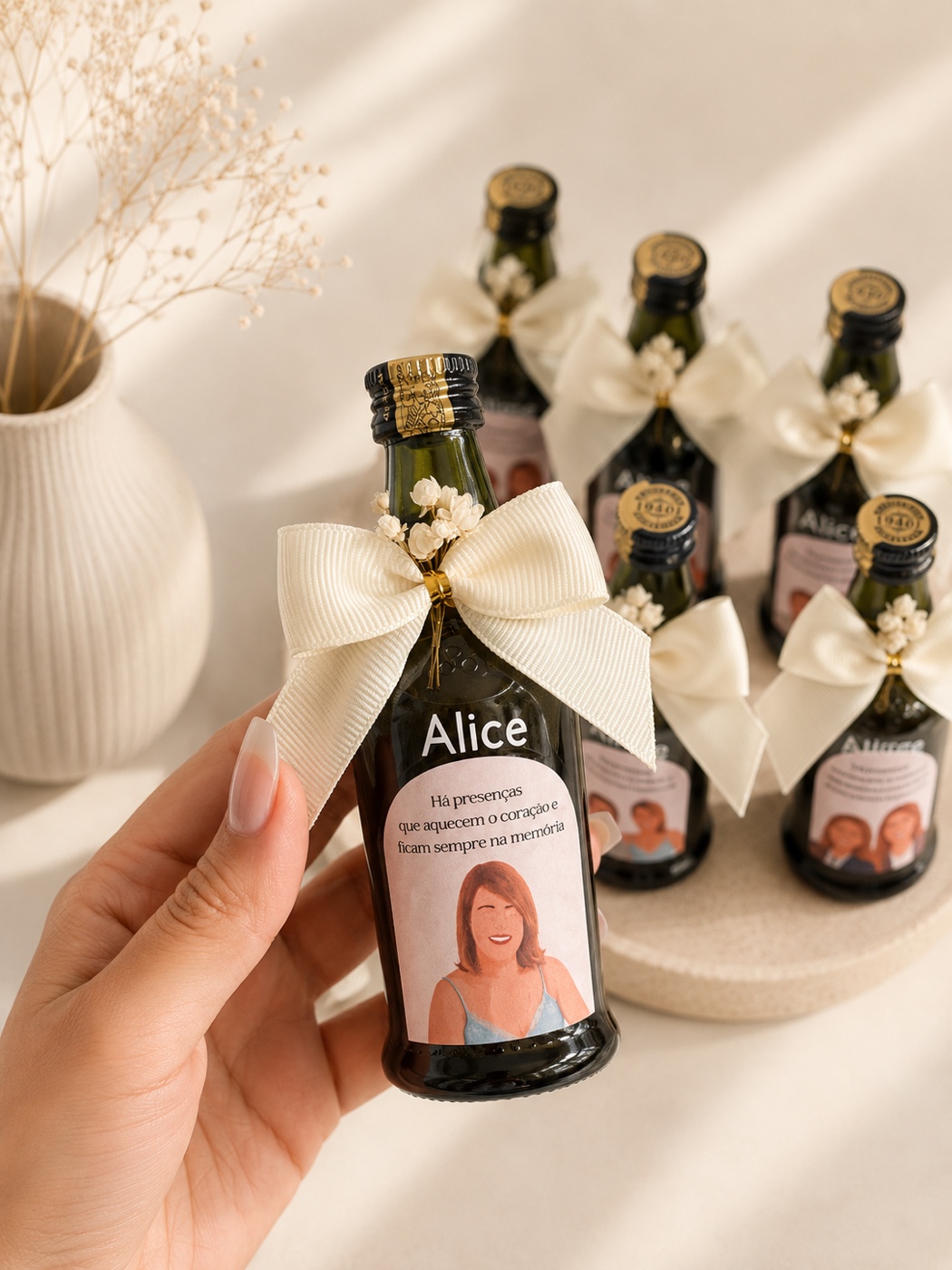 Brinde Perfeito, mini licor personalizado Love Essences